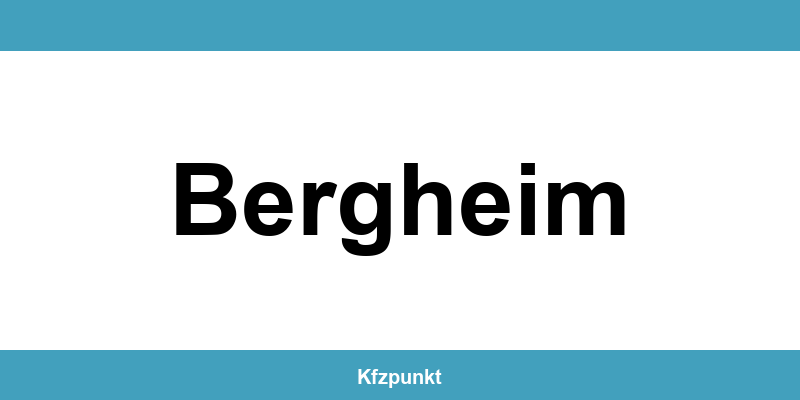Kfz-Zulassungsstelle Bergheim – Termin online und kontakt