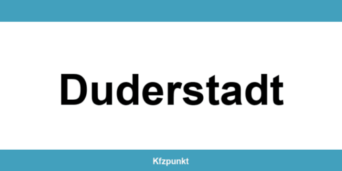 Kfz-Zulassungsstelle Duderstadt – Termin online und kontakt