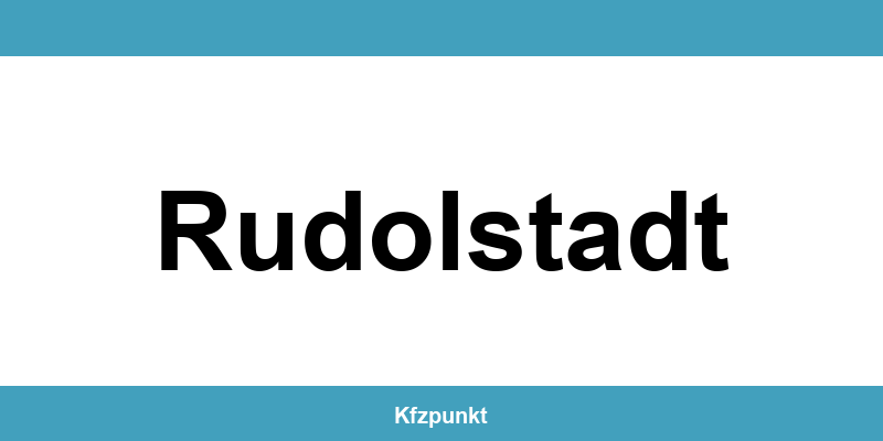 Kfz-Zulassungsstelle Rudolstadt – Termin online und kontakt