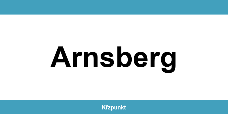 Kfz-Zulassungsstelle Arnsberg – Termin online und kontakt