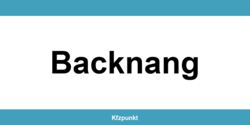 Kfz-Zulassungsstelle Backnang – Termin online und kontakt