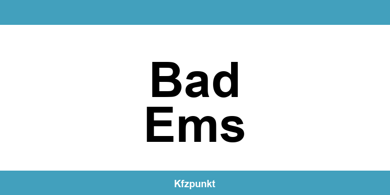 Kfz-Zulassungsstelle Bad Ems – Termin online und kontakt