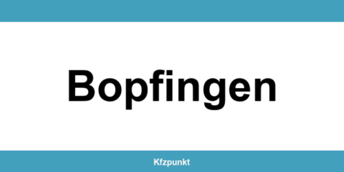 Kfz-Zulassungsstelle Bopfingen – Termin online und kontakt