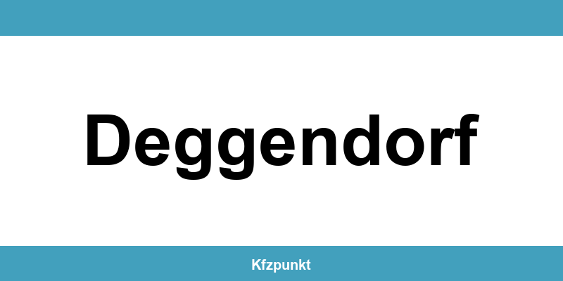 Kfz-Zulassungsstelle Deggendorf – Termin online und kontakt