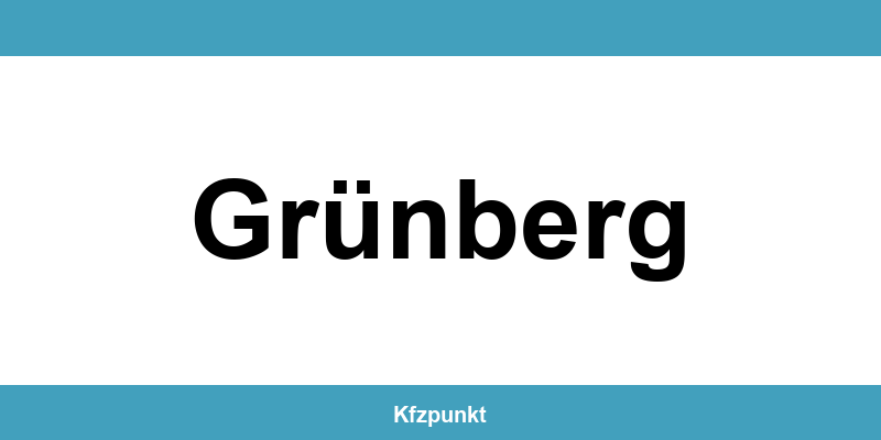 Kfz-Zulassungsstelle Grünberg – Termin online und kontakt