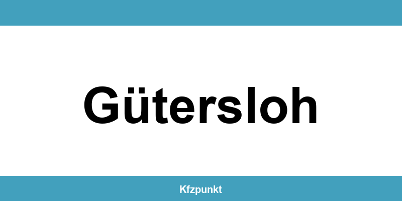 Kfz-Zulassungsstelle Gütersloh – Termin online und kontakt