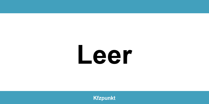 Kfz-Zulassungsstelle Leer – Termin online und kontakt