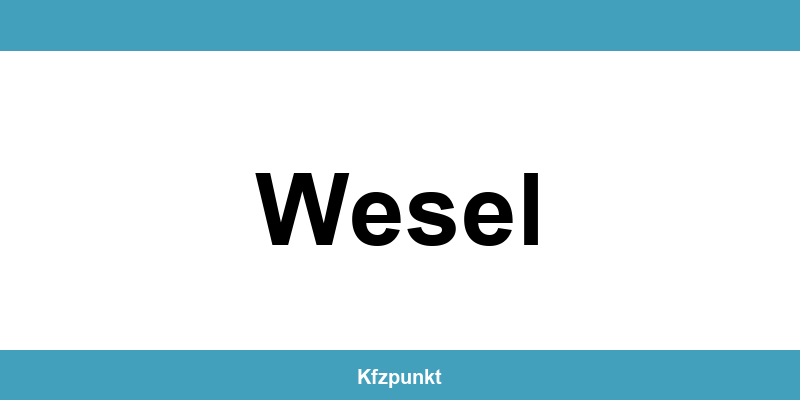 Kfz-Zulassungsstelle Wesel – Termin online und kontakt