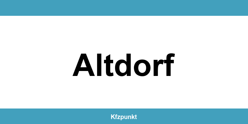 Kfz-Zulassungsstelle Altdorf – Termin online und kontakt