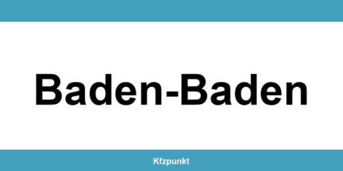 Kfz-Zulassungsstelle Baden-Baden – Termin online und kontakt