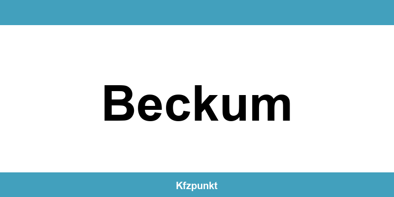 Kfz-Zulassungsstelle Beckum – Termin online und kontakt