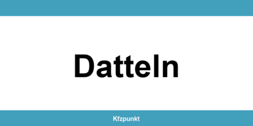Kfz-Zulassungsstelle Datteln – Termin online und kontakt