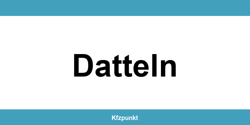 Kfz-Zulassungsstelle Datteln – Termin online und kontakt