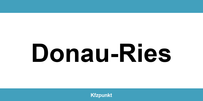 Kfz-Zulassungsstelle Donau-Ries – Termin online und kontakt