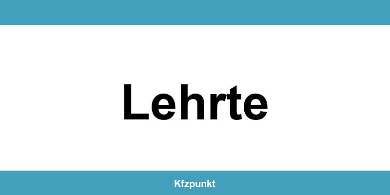 Kfz-Zulassungsstelle Lehrte – Termin online und kontakt