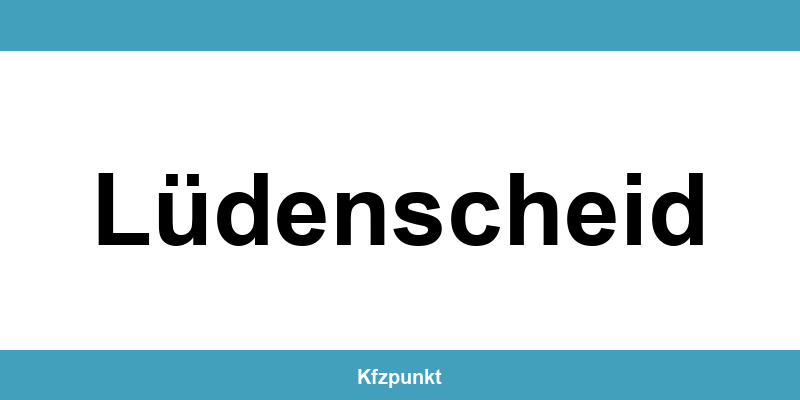 Kfz-Zulassungsstelle Lüdenscheid – Termin online und kontakt