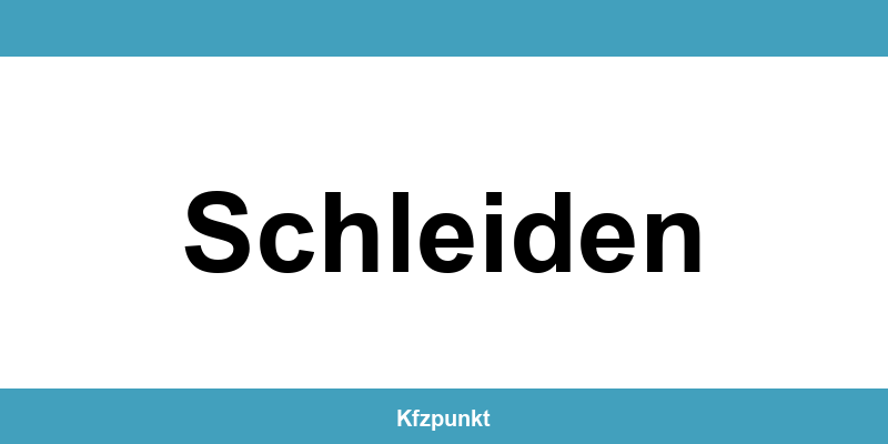 Kfz-Zulassungsstelle Schleiden – Termin online und kontakt