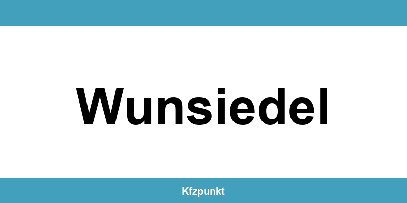 Kfz-Zulassungsstelle Wunsiedel – Termin online und kontakt