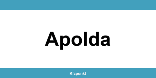 Kfz-Zulassungsstelle Apolda – Termin online und kontakt