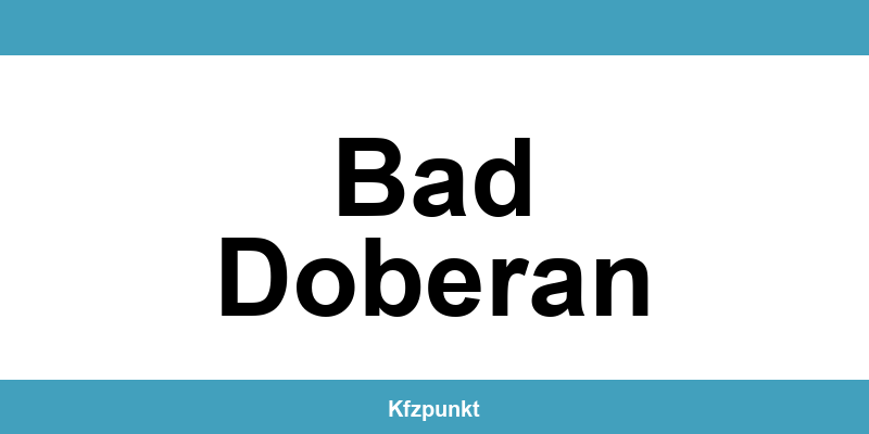 Kfz-Zulassungsstelle Bad Doberan – Termin online und kontakt