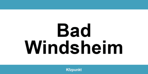 Kfz-Zulassungsstelle Bad Windsheim – Termin online und kontakt