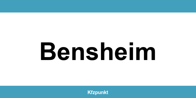Kfz-Zulassungsstelle Bensheim – Termin online und kontakt