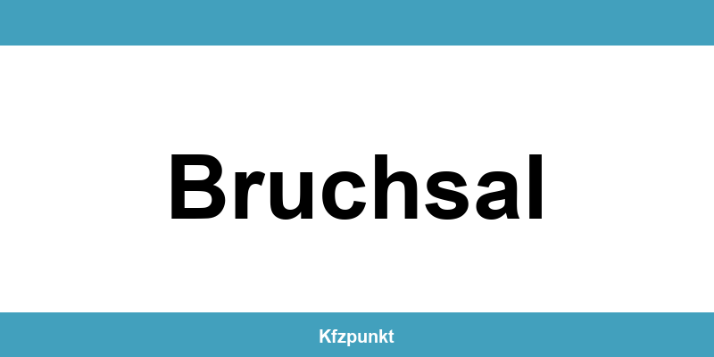 Kfz-Zulassungsstelle Bruchsal – Termin online und kontakt