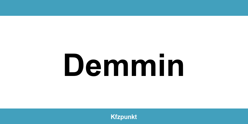 Kfz-Zulassungsstelle Demmin – Termin online und kontakt