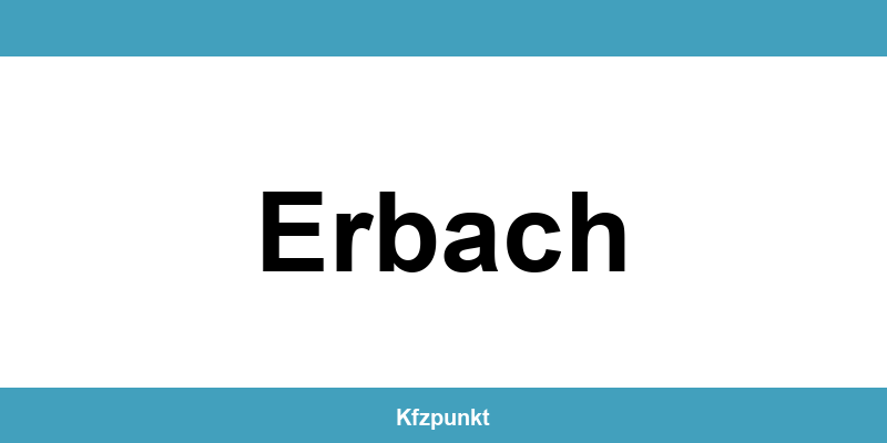 Kfz-Zulassungsstelle Erbach – Termin online und kontakt