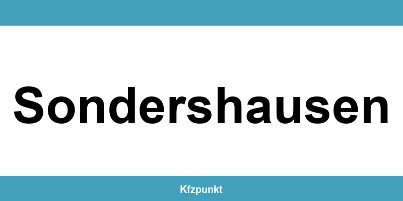 Kfz-Zulassungsstelle Sondershausen – Termin online und kontakt