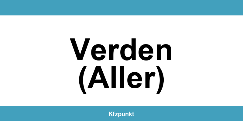 Kfz-Zulassungsstelle Verden (Aller) – Termin online und kontakt