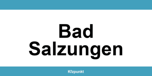 Kfz-Zulassungsstelle Bad Salzungen – Termin online und kontakt