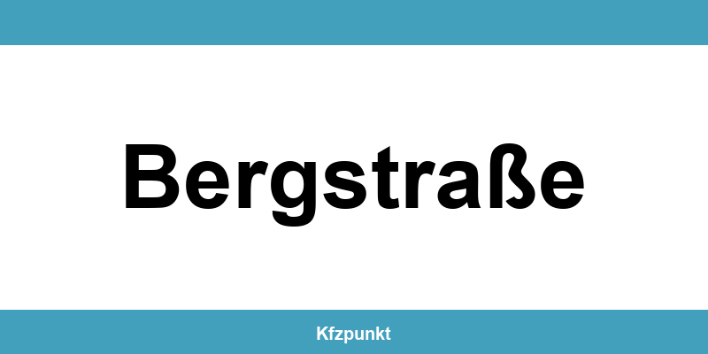 Kfz-Zulassungsstelle Bergstraße – Termin online und kontakt