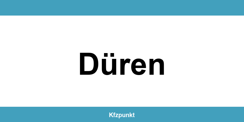Kfz-Zulassungsstelle Düren – Termin online und kontakt