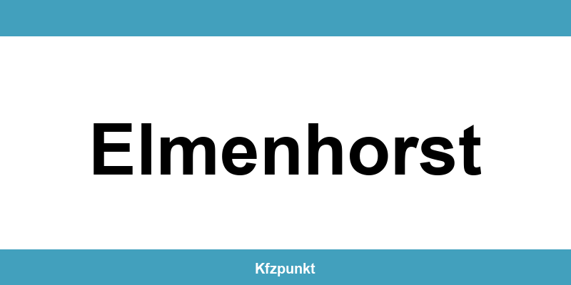 Kfz-Zulassungsstelle Elmenhorst – Termin online und kontakt