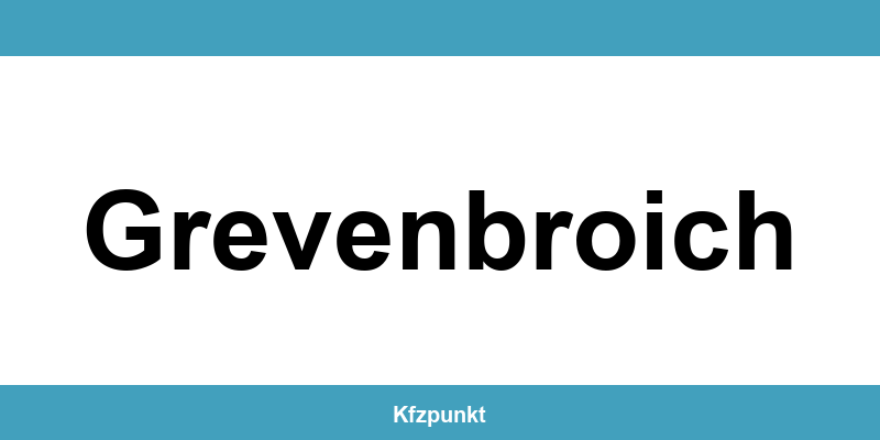 Kfz-Zulassungsstelle Grevenbroich – Termin online und kontakt