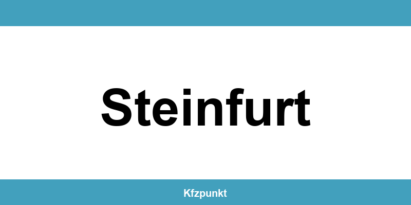 Kfz-Zulassungsstelle Steinfurt – Termin online und kontakt