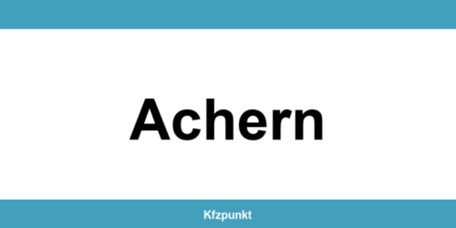 Kfz-Zulassungsstelle Achern – Termin online und kontakt