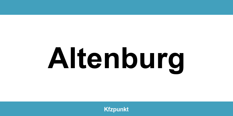 Kfz-Zulassungsstelle Altenburg – Termin online und kontakt