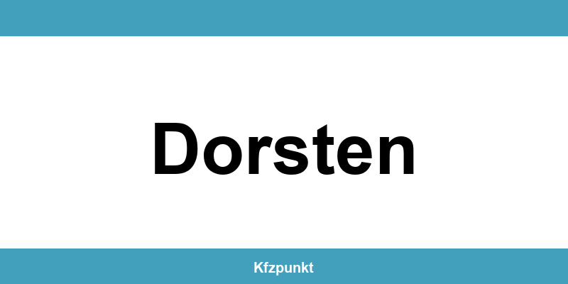 Kfz-Zulassungsstelle Dorsten – Termin online und kontakt