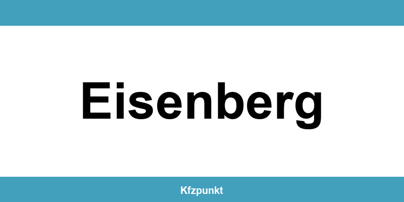 Kfz-Zulassungsstelle Eisenberg – Termin online und kontakt