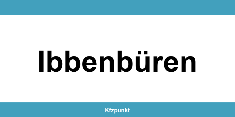 Kfz-Zulassungsstelle Ibbenbüren – Termin online und kontakt