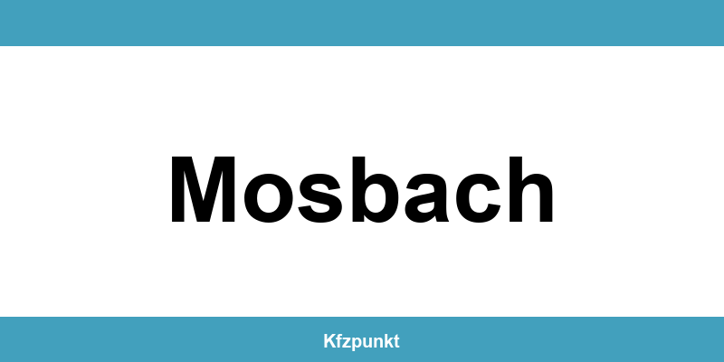 Kfz-Zulassungsstelle Mosbach – Termin online und kontakt