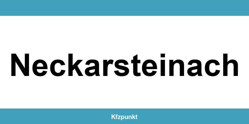 Kfz-Zulassungsstelle Neckarsteinach – Termin online und kontakt