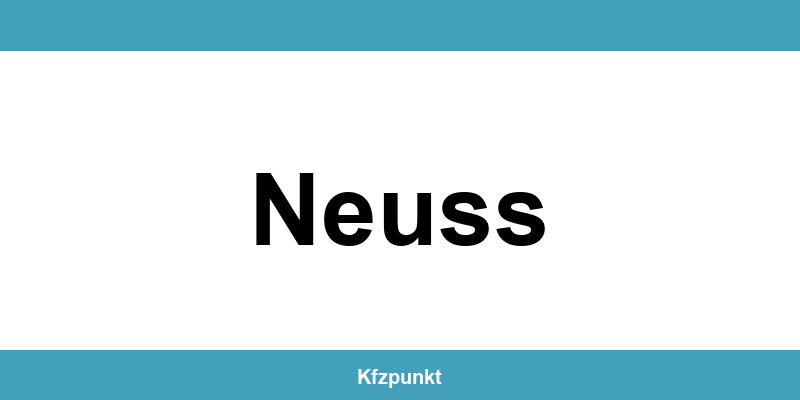 Kfz-Zulassungsstelle Neuss – Termin online und kontakt