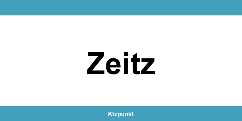 Kfz-Zulassungsstelle Zeitz – Termin online und kontakt