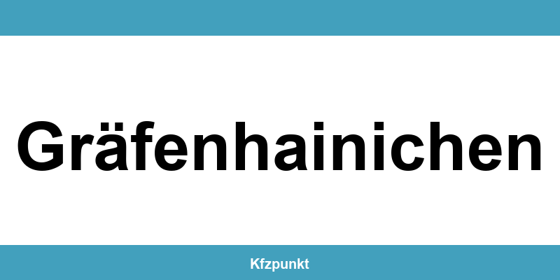 Kfz-Zulassungsstelle Gräfenhainichen – Termin online und kontakt