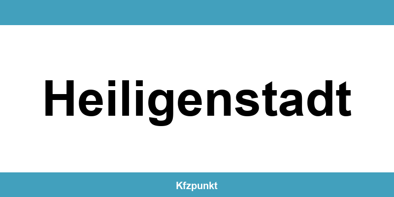 Kfz-Zulassungsstelle Heiligenstadt – Termin online und kontakt